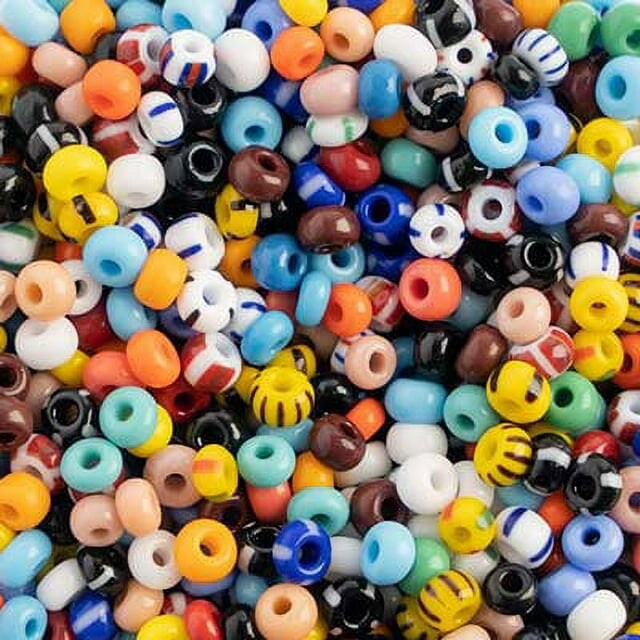 John Bead 6/0 Opaque Czech Glass Seed Beads, 500g