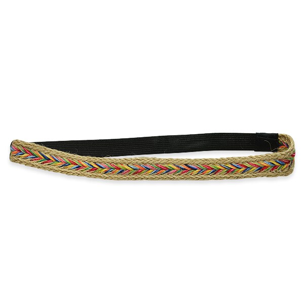 Jute Braided Stretch Headband