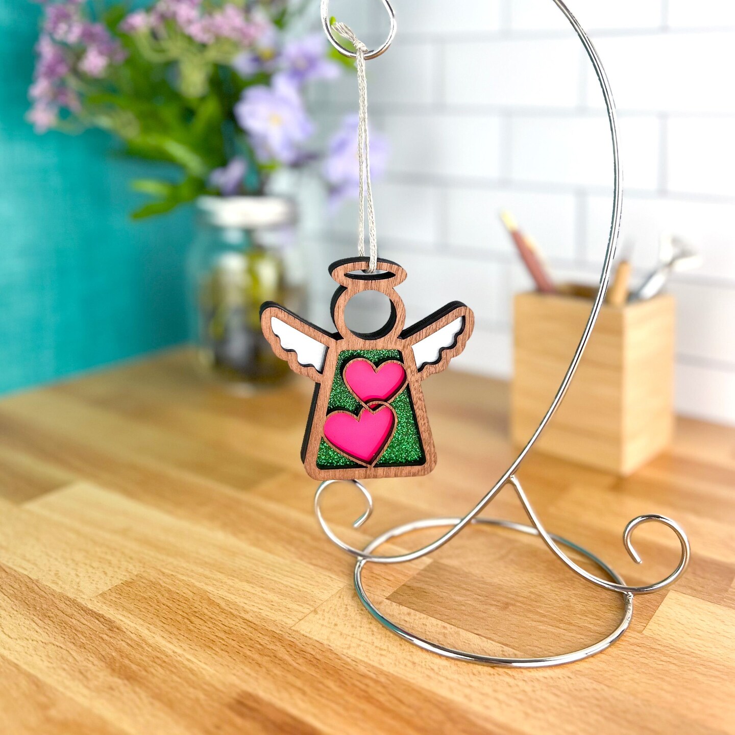 3.5&#x22; (H) Limited Edition Mother&#x27;s Angels&#xAE; - Handcrafted in Texas - Mother&#x27;s Angels&#xAE; Figurine - Mother&#x27;s Day Gifts