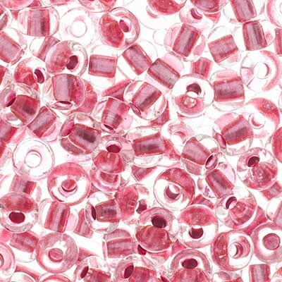 John Bead 2/0 Color Lined Czech Glass Seed Beads, 24g