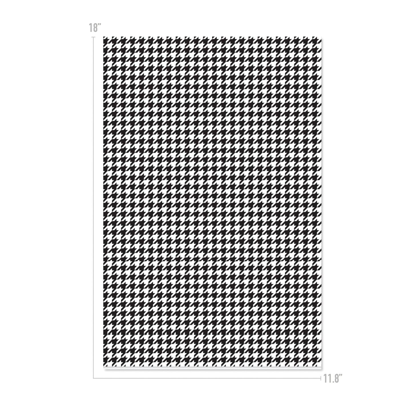 Happy Crafters Houndstooth 11.8&#x22; x 18&#x22; Sheet