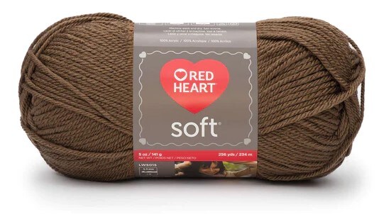 Red Heart Soft Yarn - 6 Balls - Matching Dye Lot