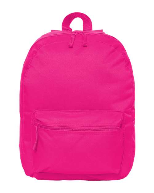 Liberty Bags&#xAE; -16&#x22; Basic Backpack 600D polyester - 7709 | Upgrade your basic backpack style