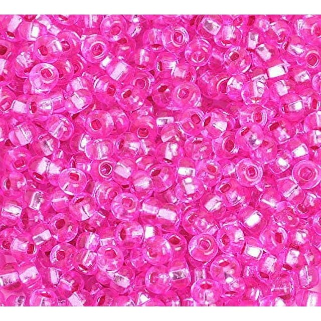 John Bead 6/0 Silver Lined Czech Glass Seed Beads, 500g