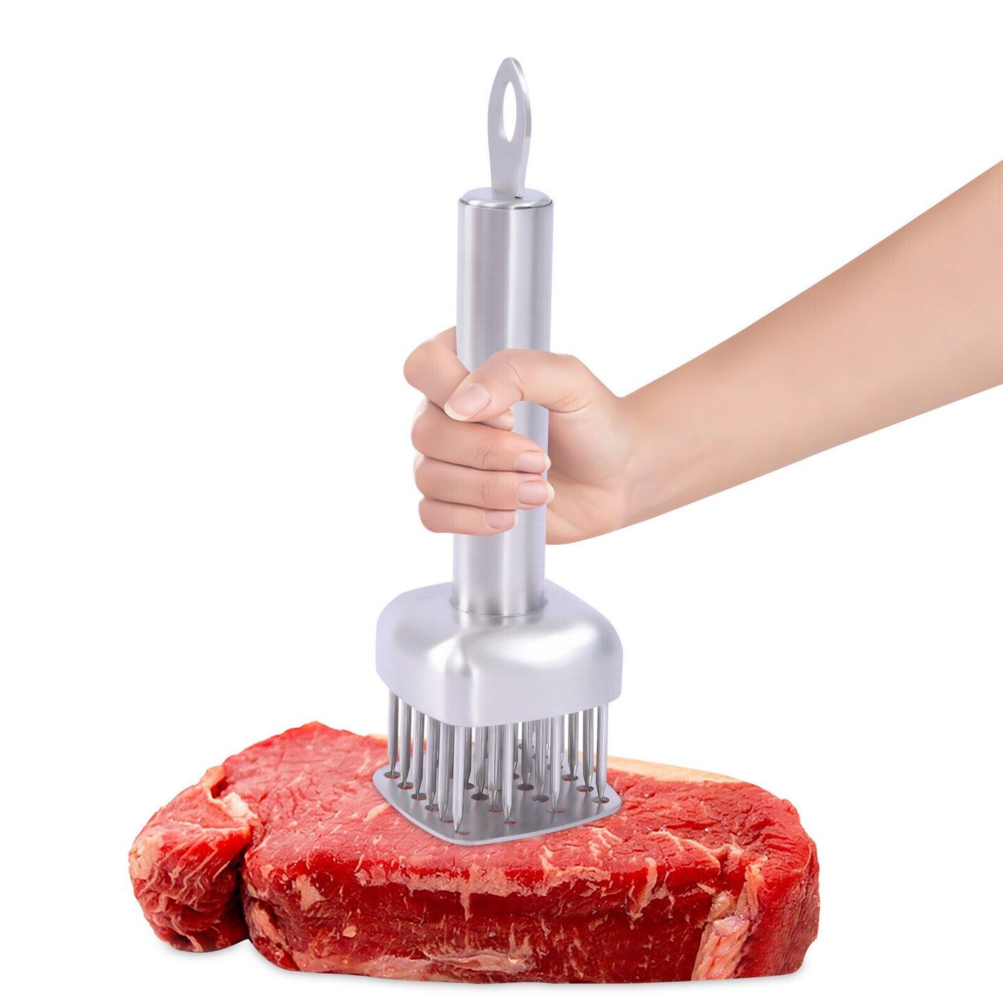 Kitcheniva Stainless Steel Meat Tenderizer Tool 24 Needles