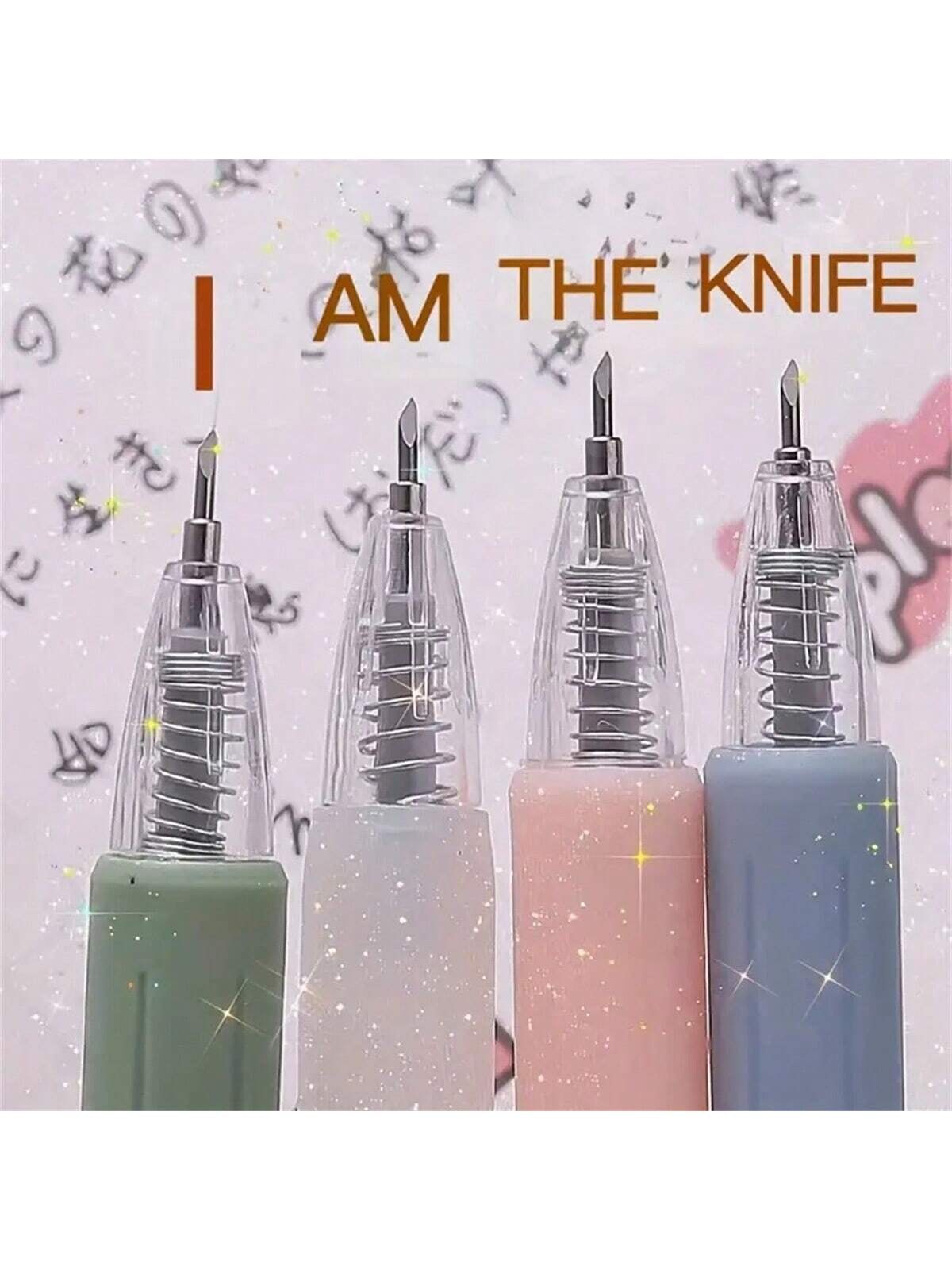 1Pc Art Utility Knife Pen Set for Stickersscrapbooking Cutting Tool Express Box Knife School Supplies DIY Craftsupplies