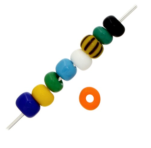 John Bead 5/0 Opaque Multi Color Czech Glass Seed Beads, 500g