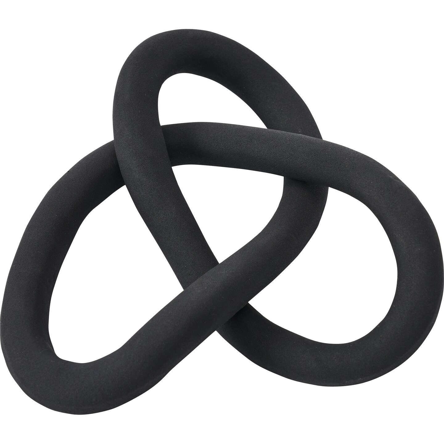 Signature Home Collection Binna Infinity Knot Decorative Accent - 8.5&#x22; - Black