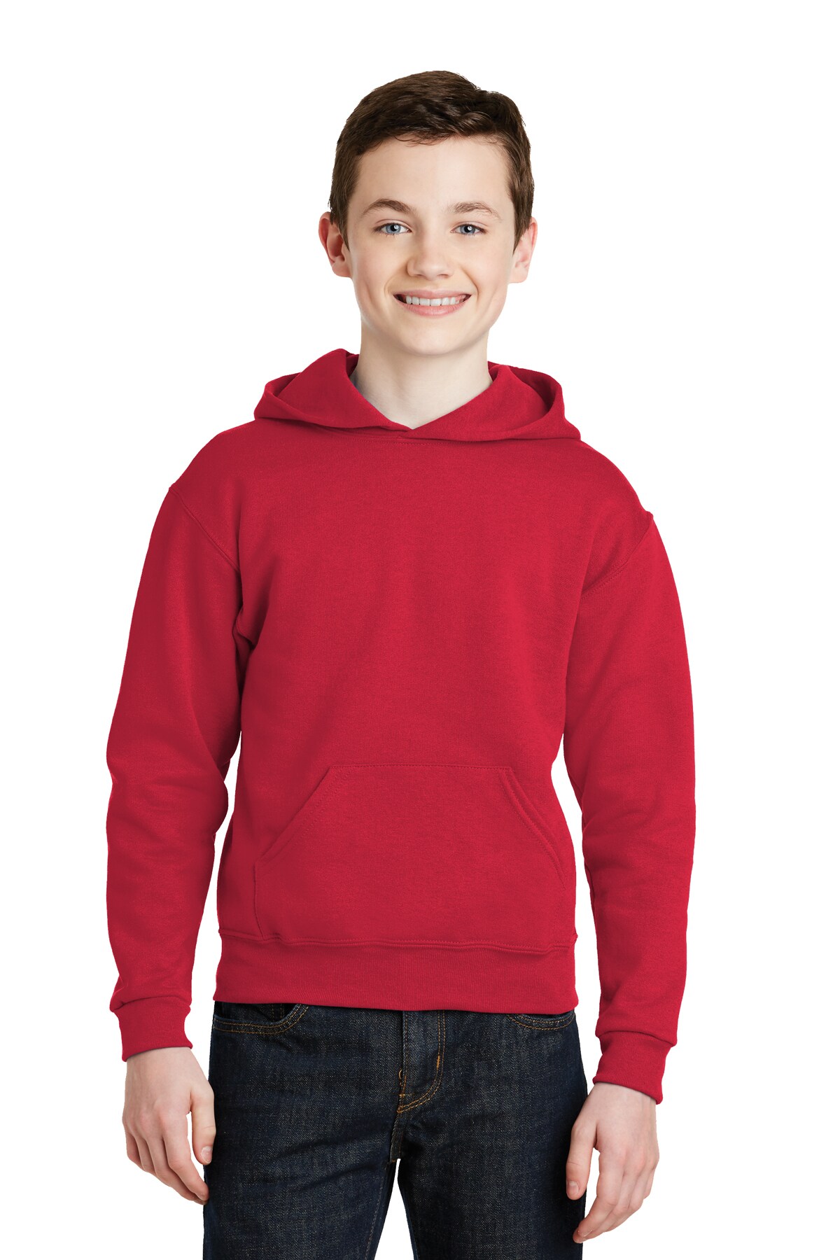 JERZEES&#xAE; NuBlend Youth Hooded Long Sleeve Sweatshirt