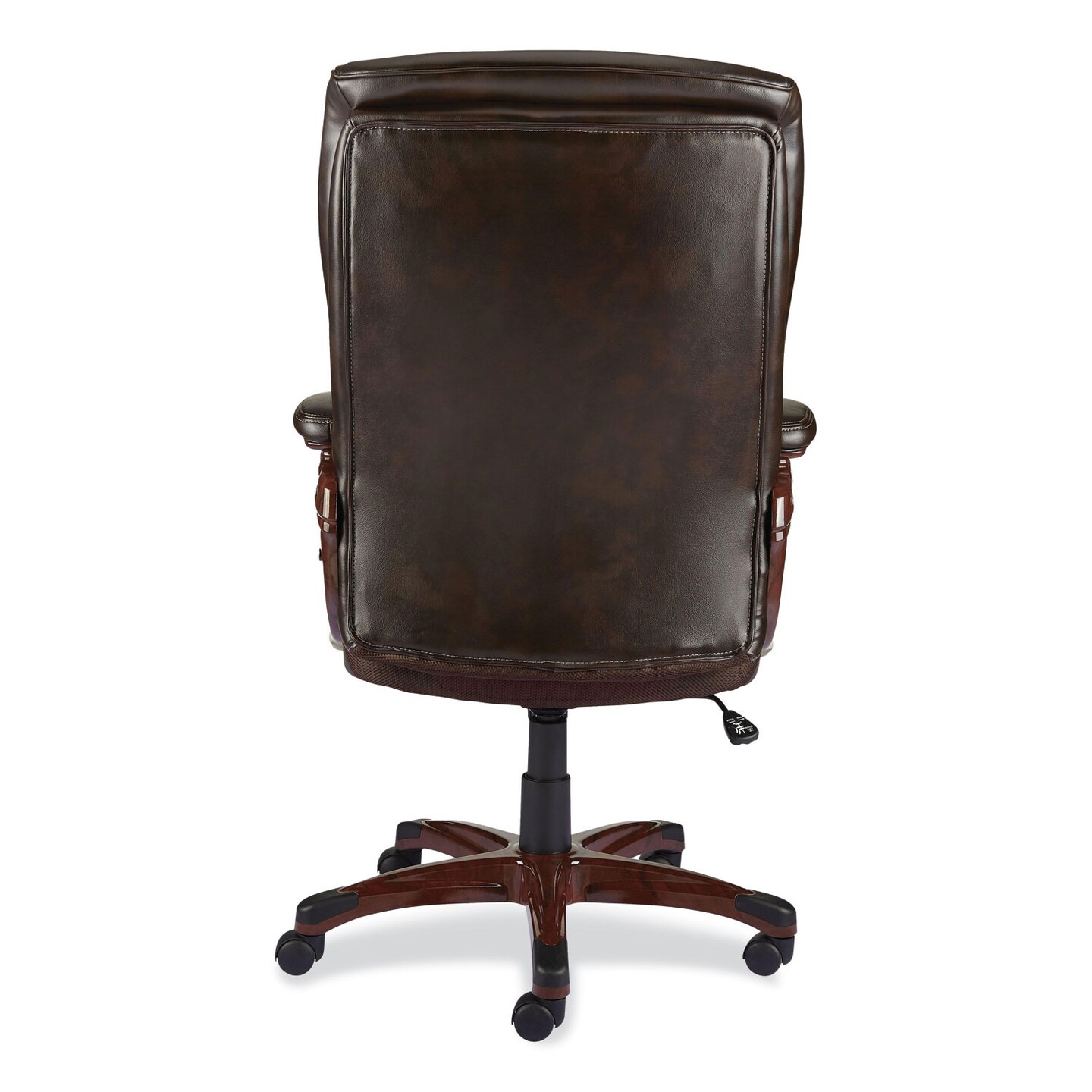 Alera Alera Darnick Series Manager Chair, Supports Up to 275 lbs, 17.13&#x22; to 20.12&#x22; Seat Height, Brown Seat/Back, Brown Base