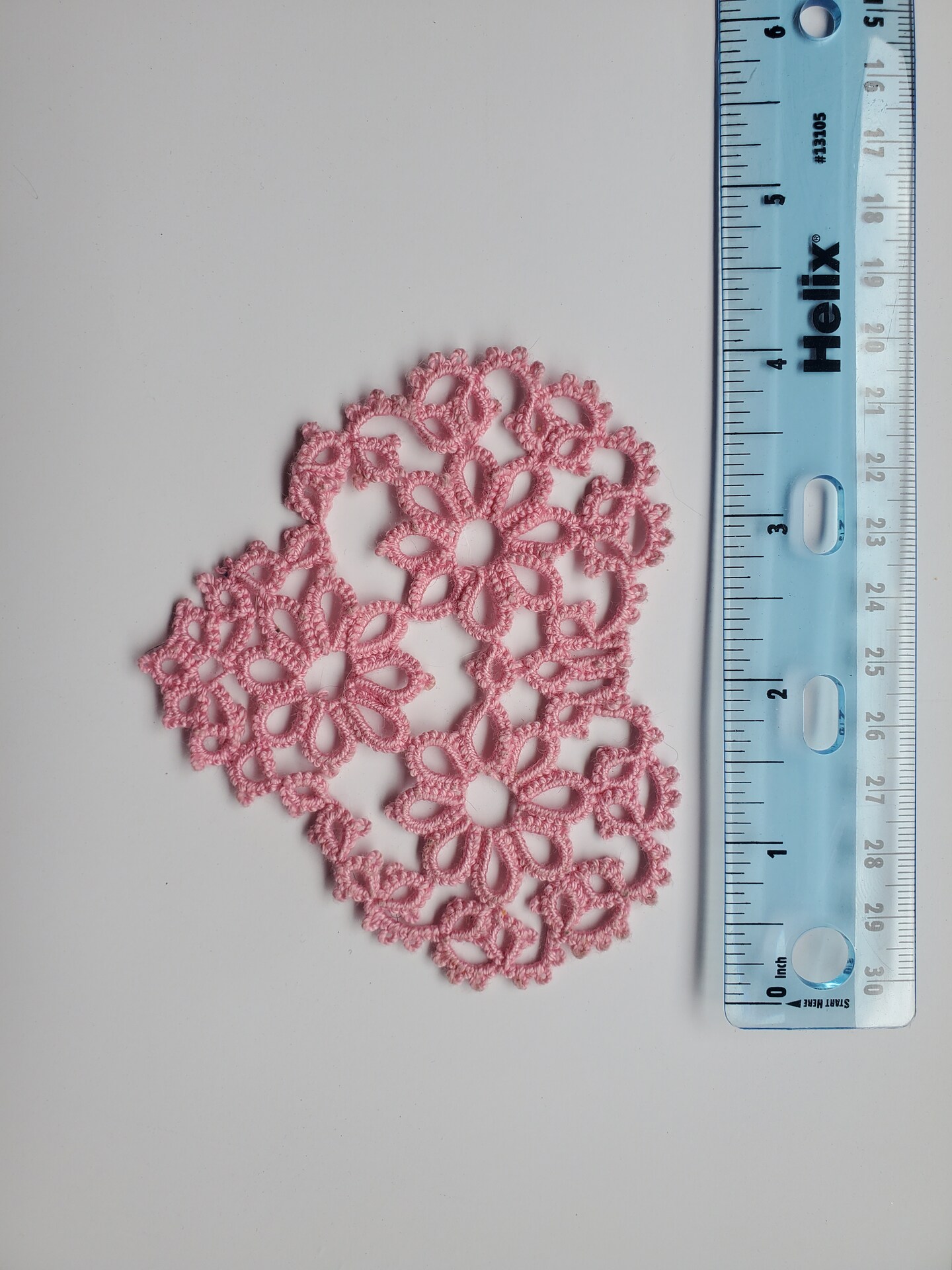 Pink lace heart | MakerPlace by Michaels
