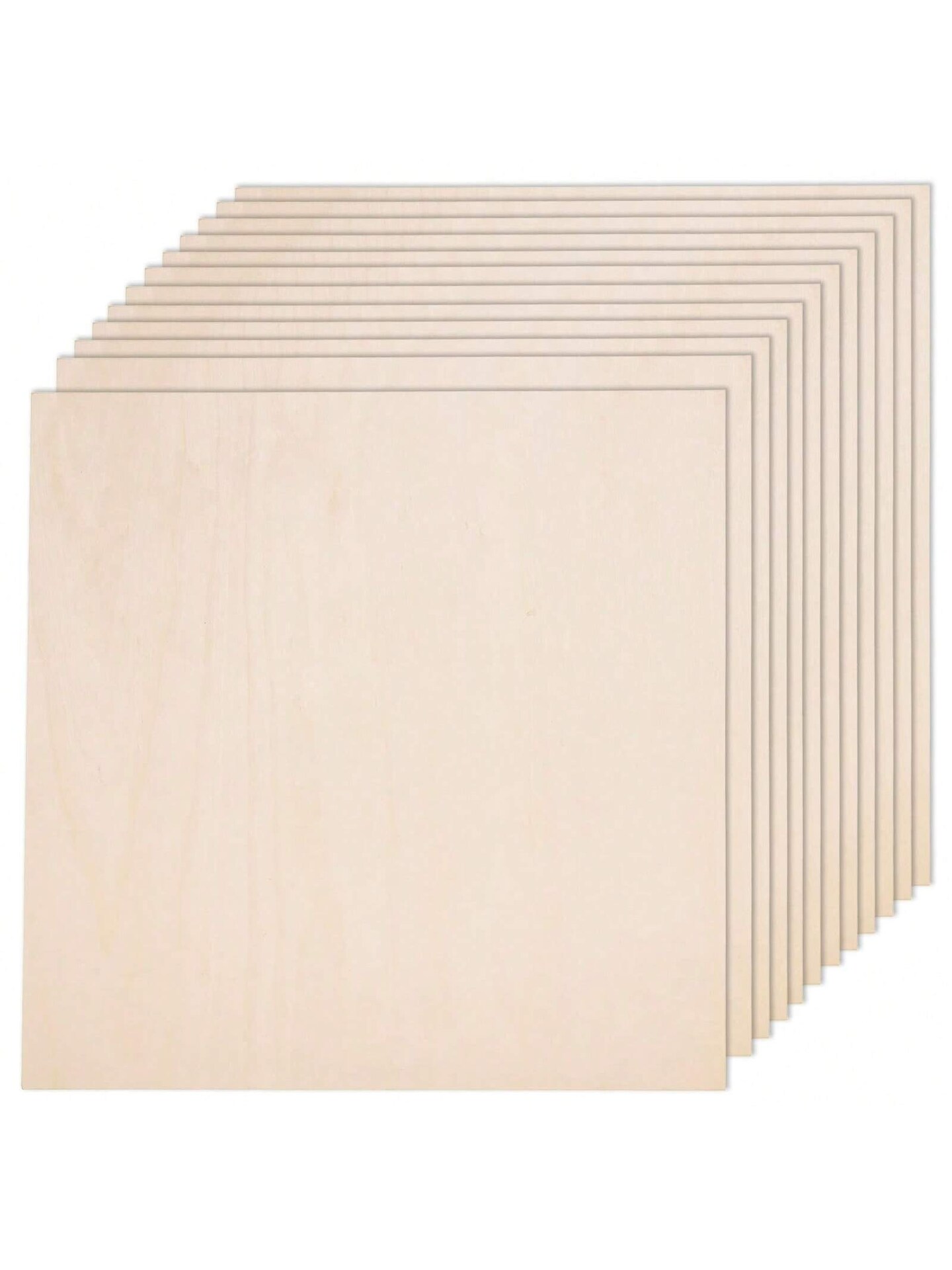 4 Pack Basswood Sheets for Crafts12 X 12 X 1/8 Inch 3Mm Thick Plywood