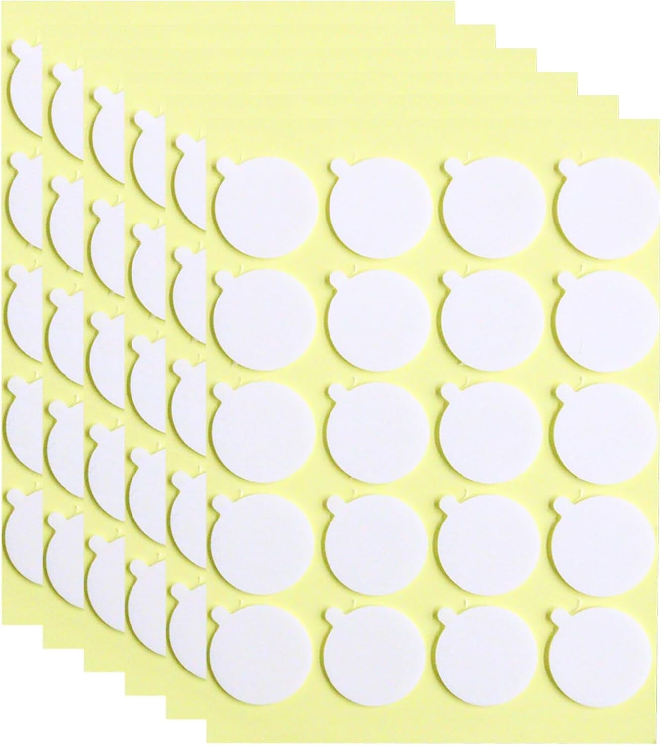 240PCS Candle Making Kit, Candle Wick Stickers, Candle Making Supplies, Double-Sided Stickers with the Little &#x2018;&#x2018;Tail&#x2019;&#x2019;, Hot Wax Stickers for Candle Making