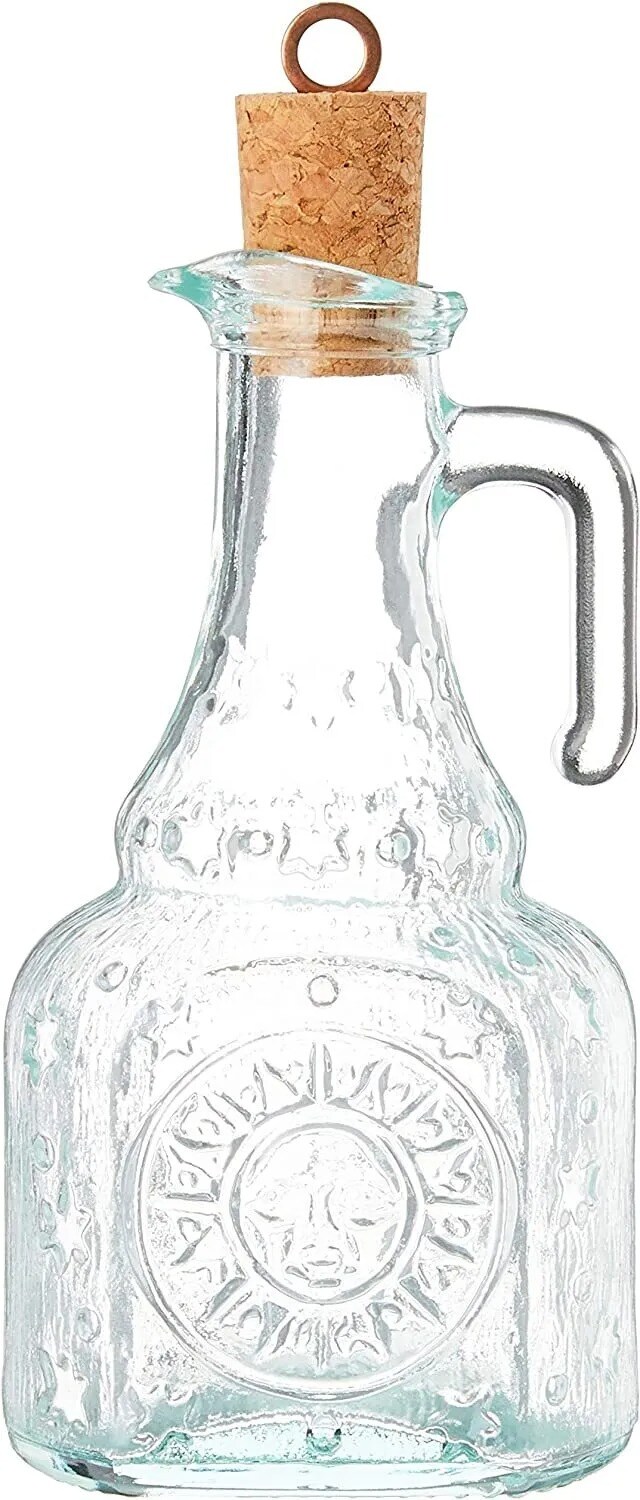 Bormioli Rocco Country Home Helios Oil Bottle, Dishwasher Safe, 8.5 oz.