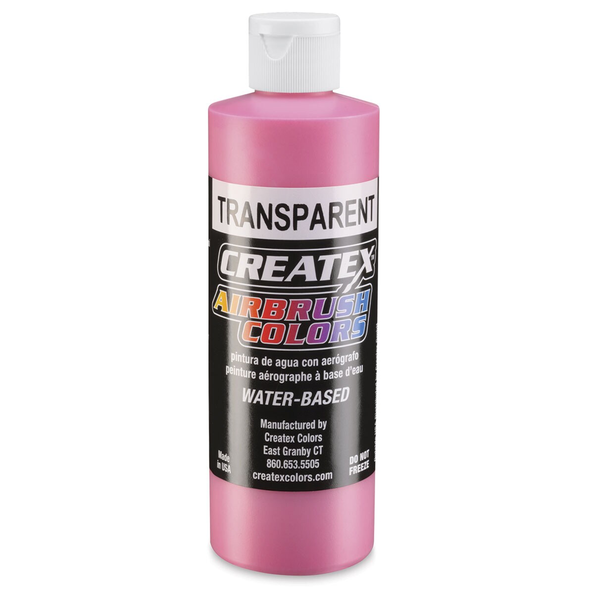 Createx Airbrush Color - 8 oz, Transparent Flamingo Pink