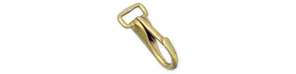Halter Snaps Solid Brass — Tandy Leather, Inc.