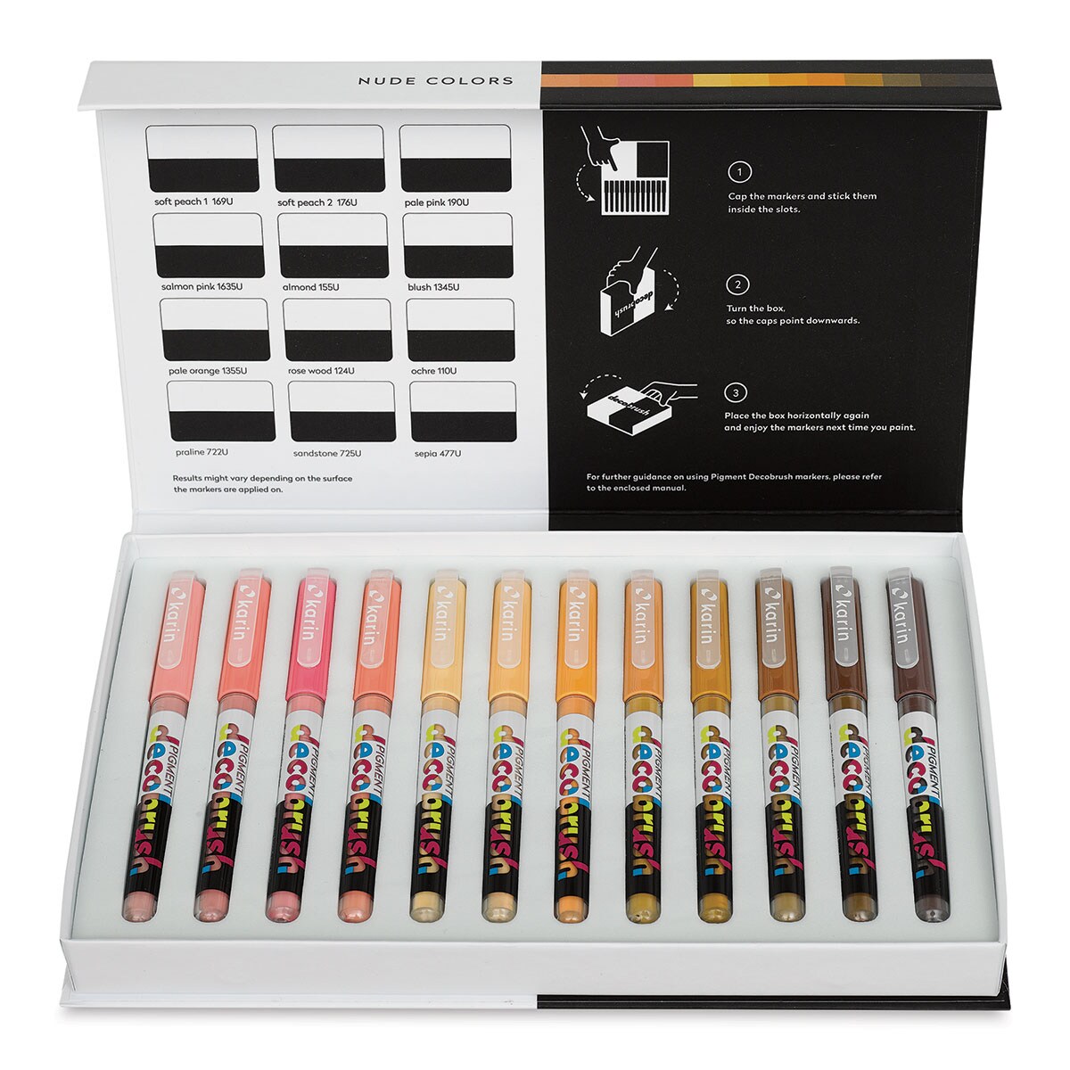 Karin Pigment DécoBrush Nude Colors 12pc Set – Karin Markers - North America