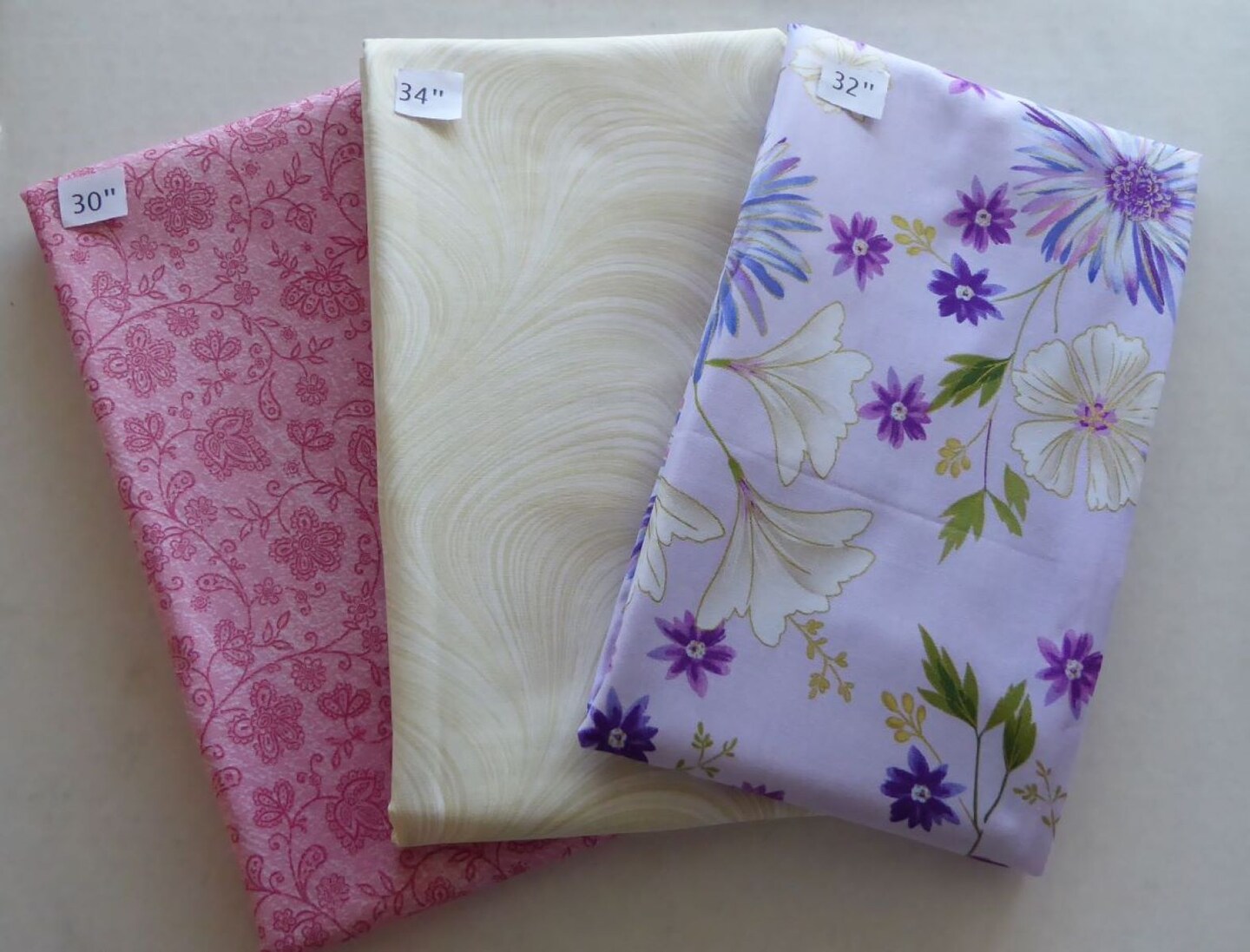 Floral on Lilac and Pink Vines 2 yds 24in Last the Best End of Bolt Michaels