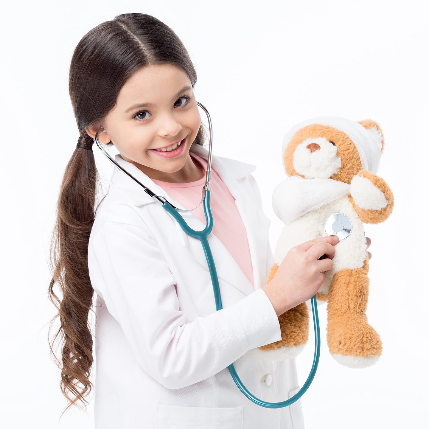 Blue Doctor&#x27;s Stethoscope Toy - Doctor Or Nurse Pretend Play Costume Accessories and Prop Toys for Kids - 1 Piece
