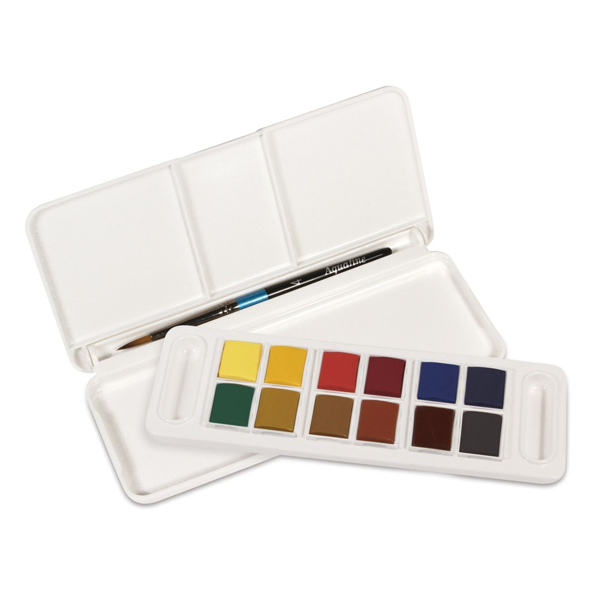 Daler-Rowney Aquafine Watercolor Half Pan Studio Set of 48