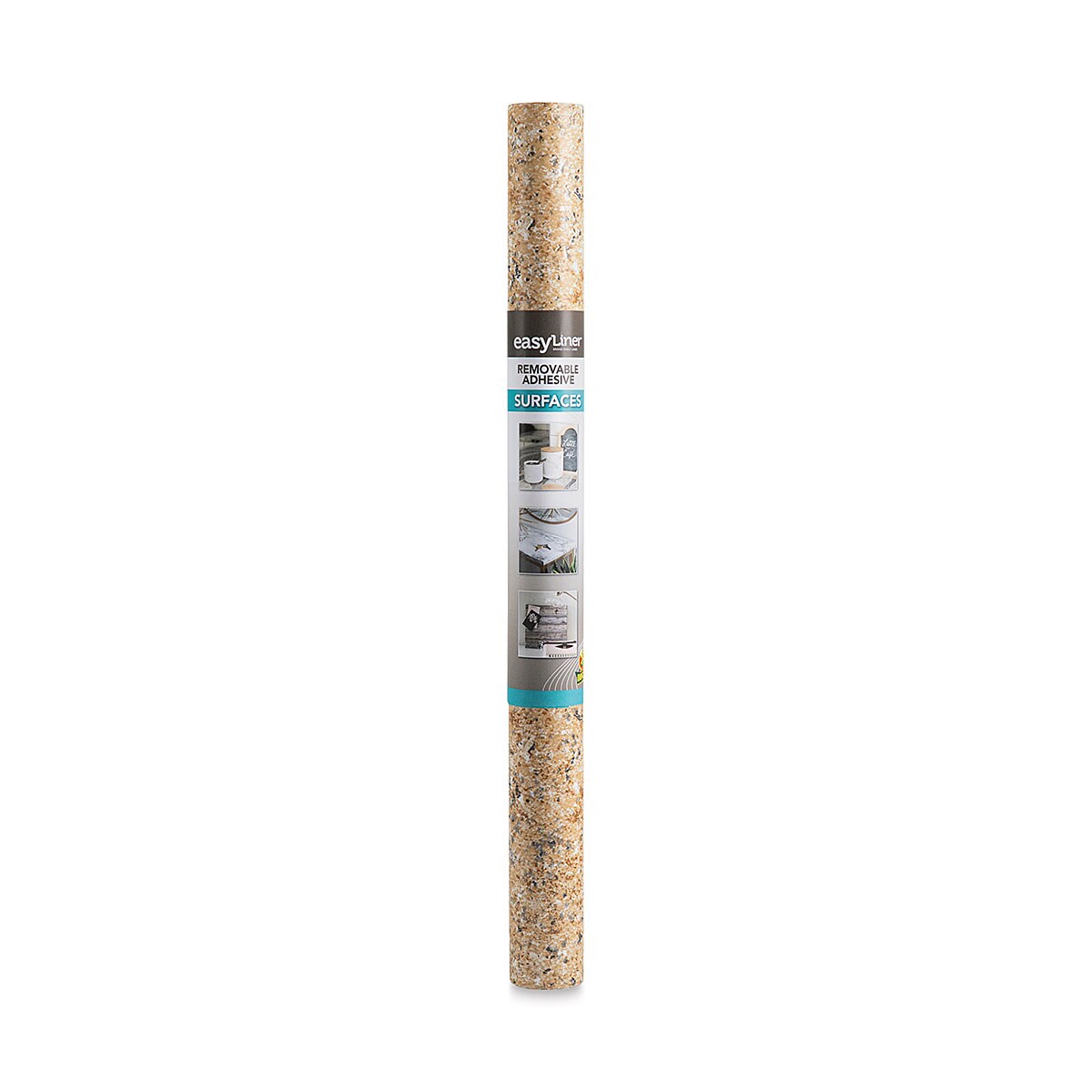Duck EasyLiner Adhesive Laminate - Beige Granite, 20&#x22; x 15 ft