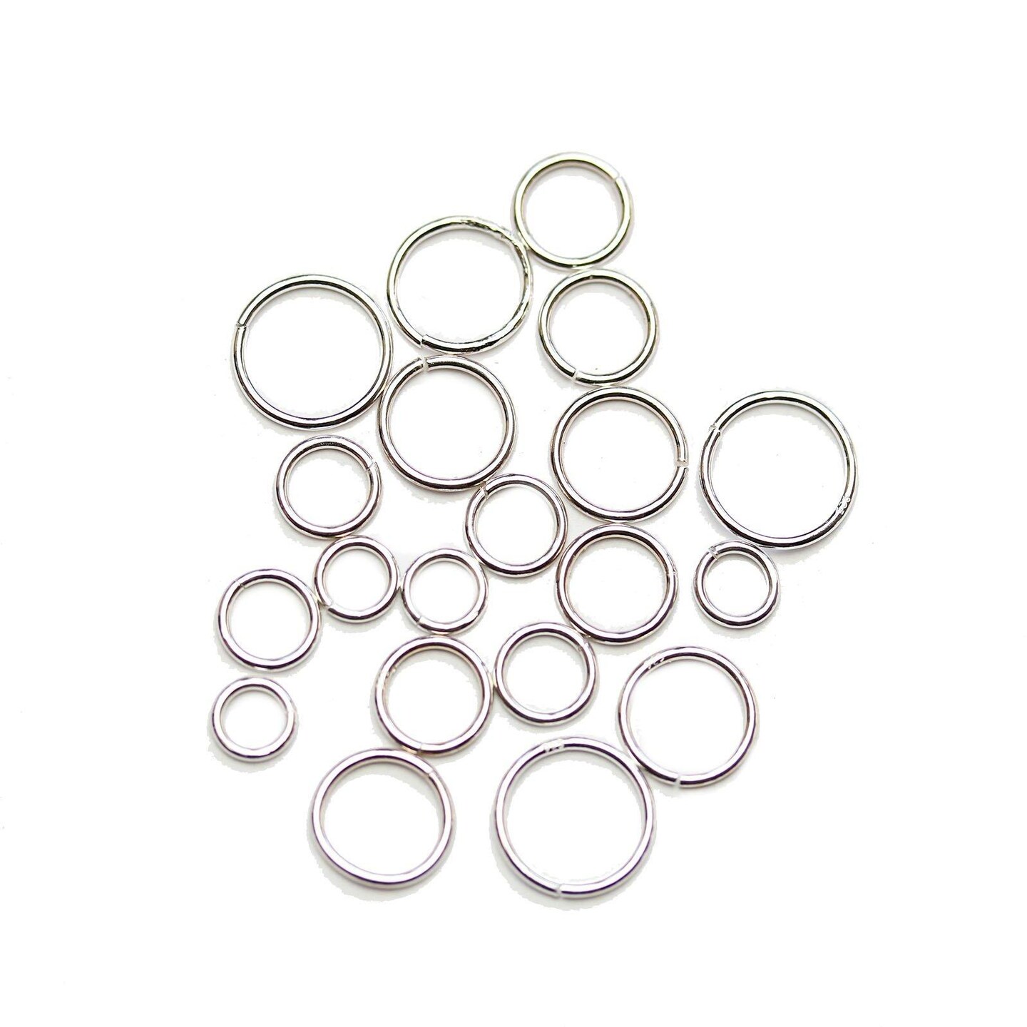 Super Bundle .925 Silver Perfect Jump Ring Medium Weight Wire Round