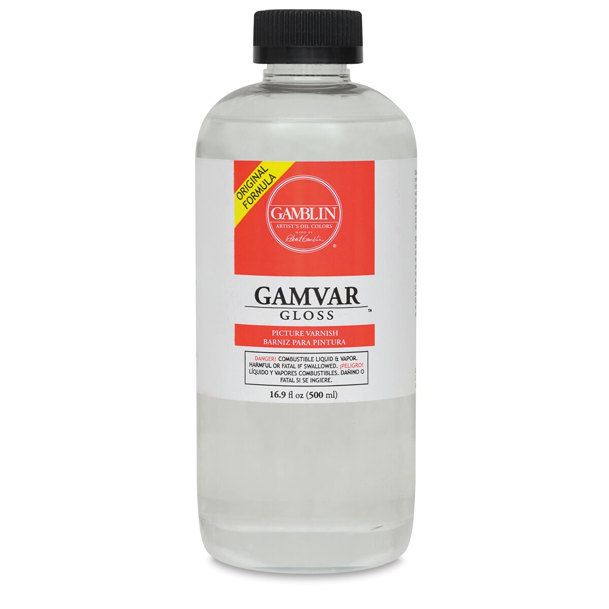 Gamblin Gamvar Gloss Varnish - 16.9 oz bottle