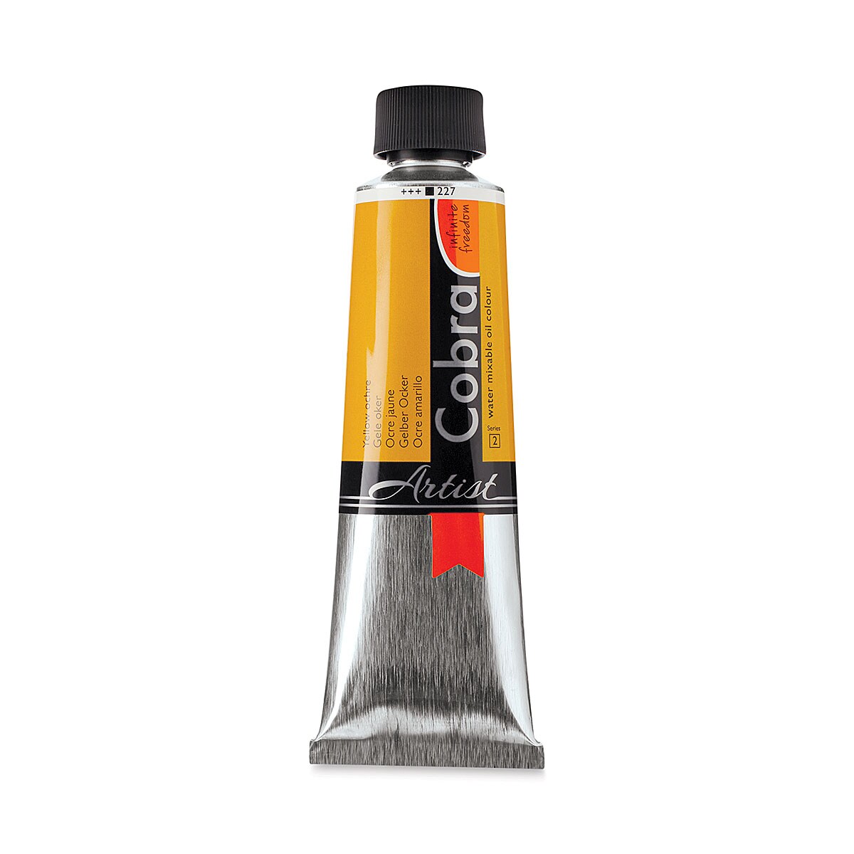 Cobra Artist Water Mixable Oil Paint - Yellow Ochre, 150 ml tube
