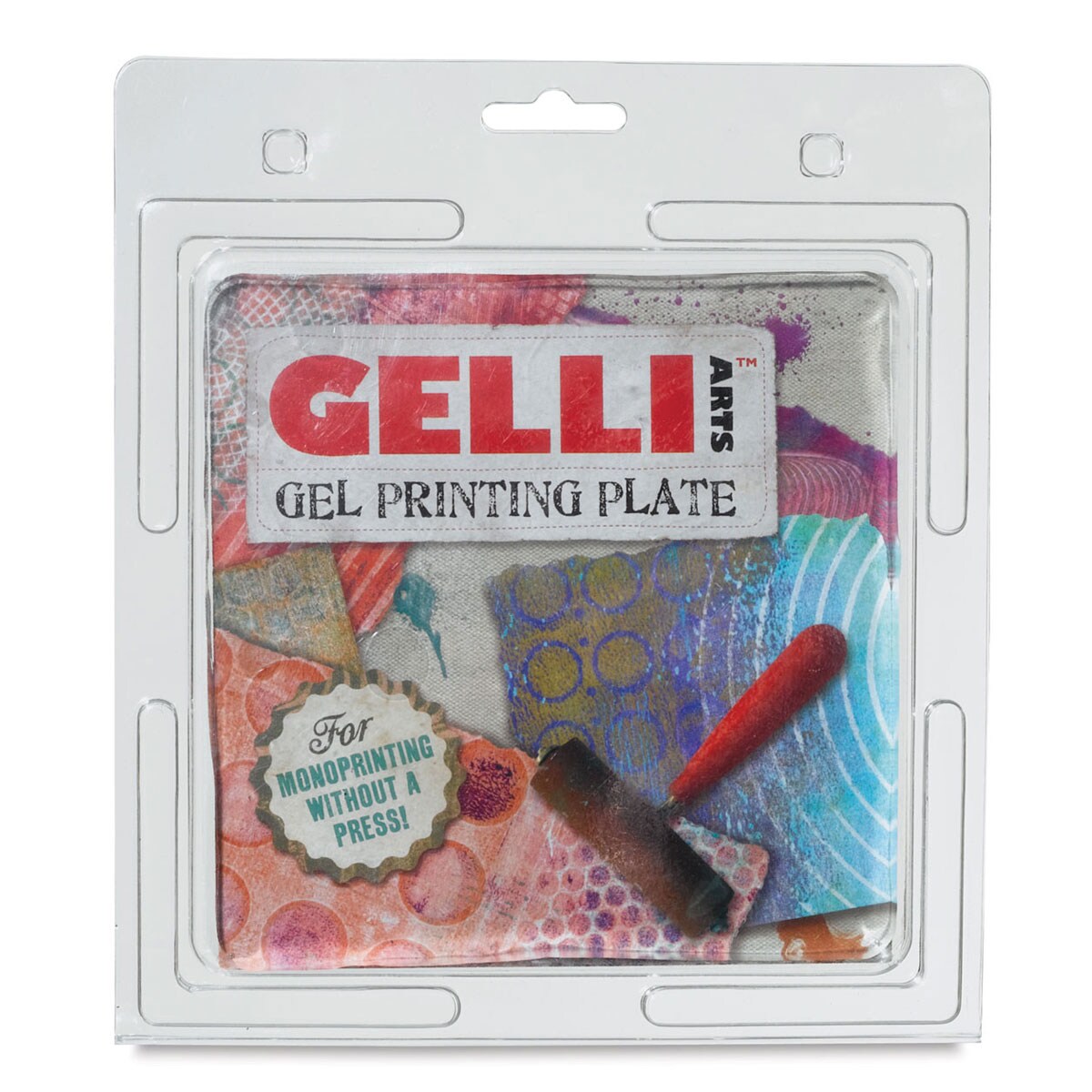 Gelli Arts Gel Printing Plate - 6&#x22; x 6&#x22; x 3/8&#x22;, Rectangle