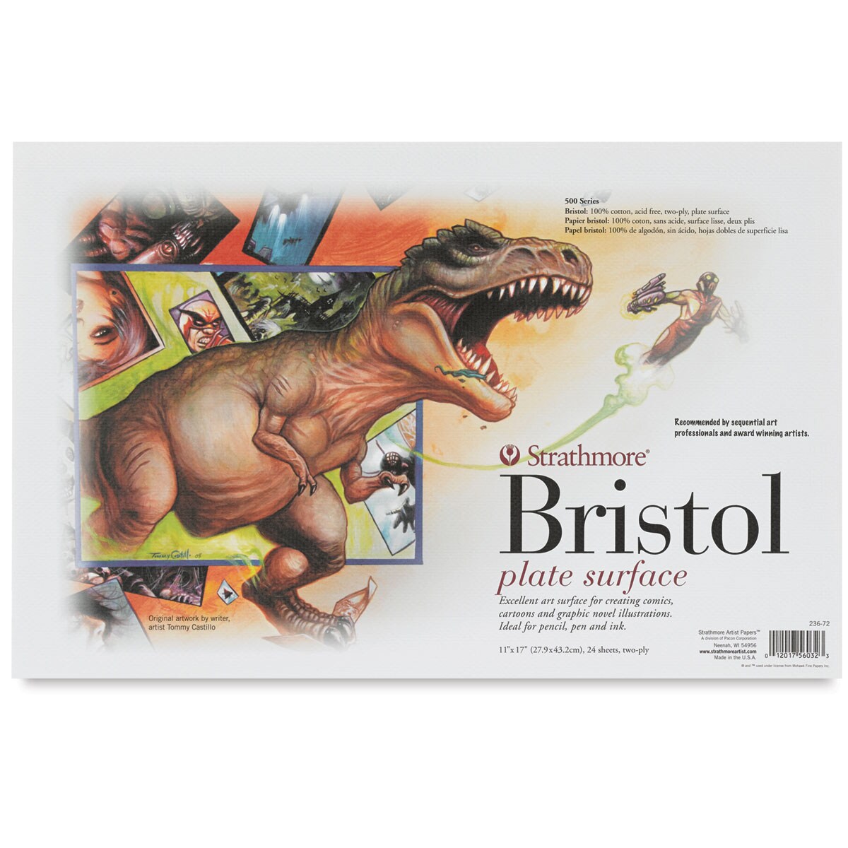 Strathmore 500 Sequential Series Bristol - 11&#x22; x 17&#x22;, Plate, 24 Loose Sheets
