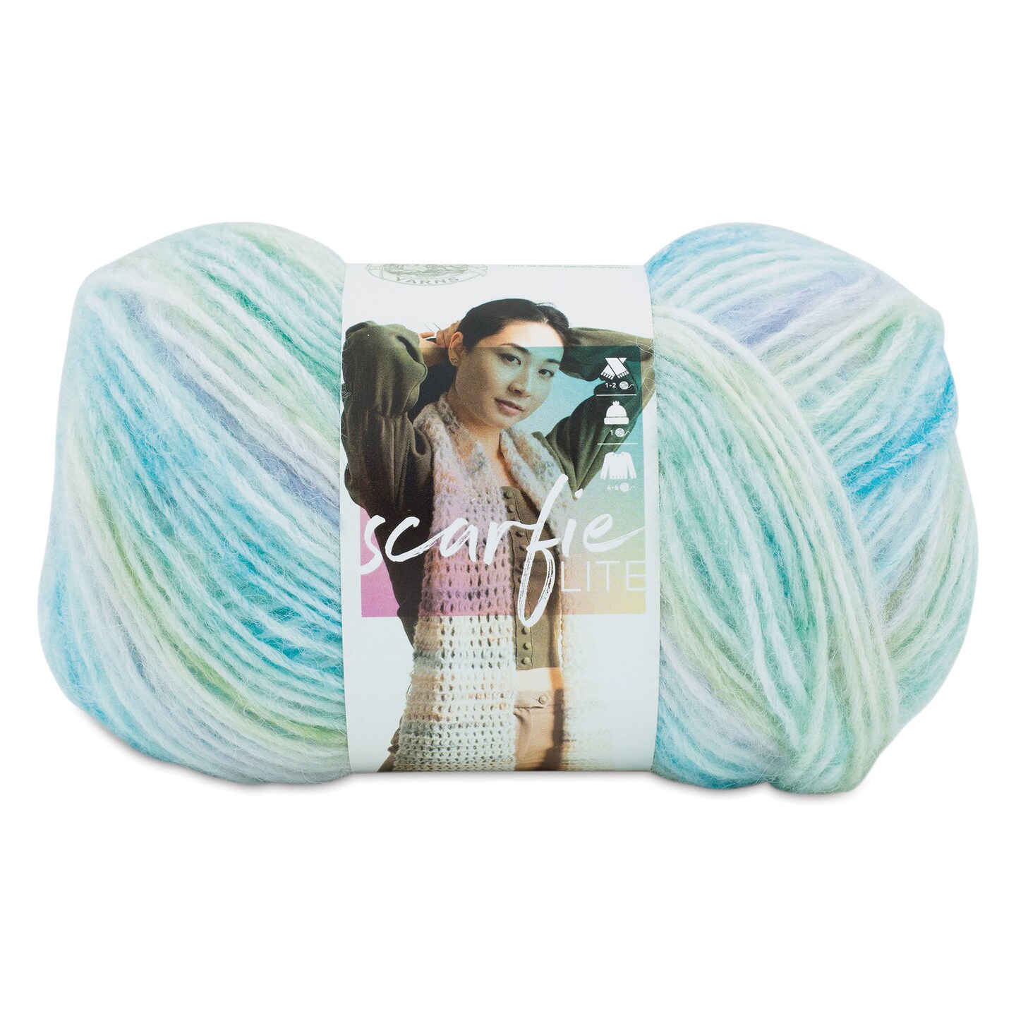 Lion Brand Scarfie Lite Yarn - Rain, 349 yds | Michaels