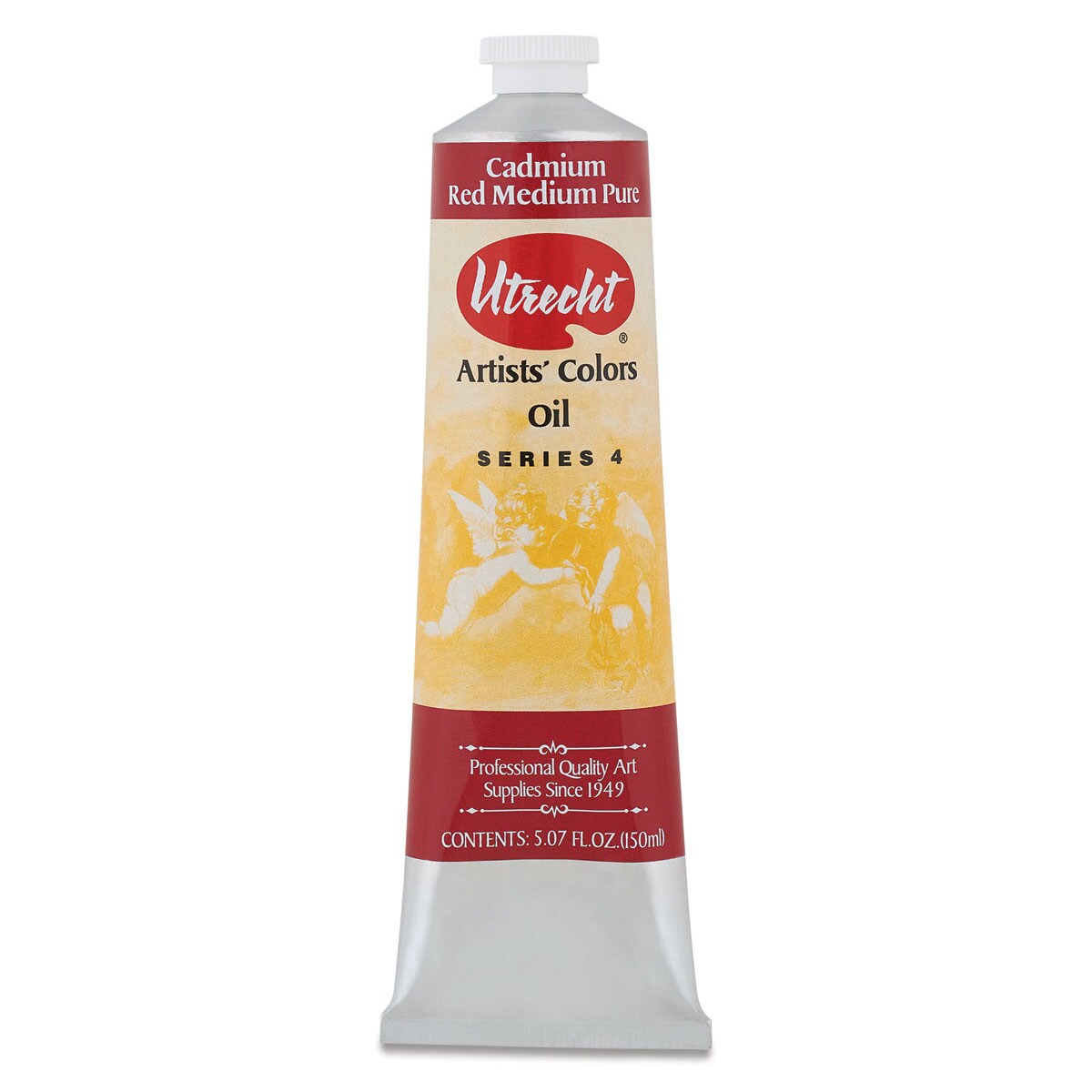 Utrecht Artists&#x27; Oil Paint - Cadmium Red Medium, 150 ml tube