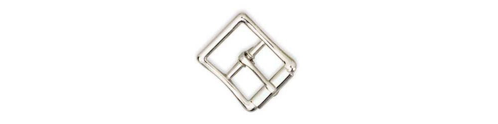 Tandy Leather All Purpose Strap Buckle 3/8 (10 mm) Nickel Plate 1541-00