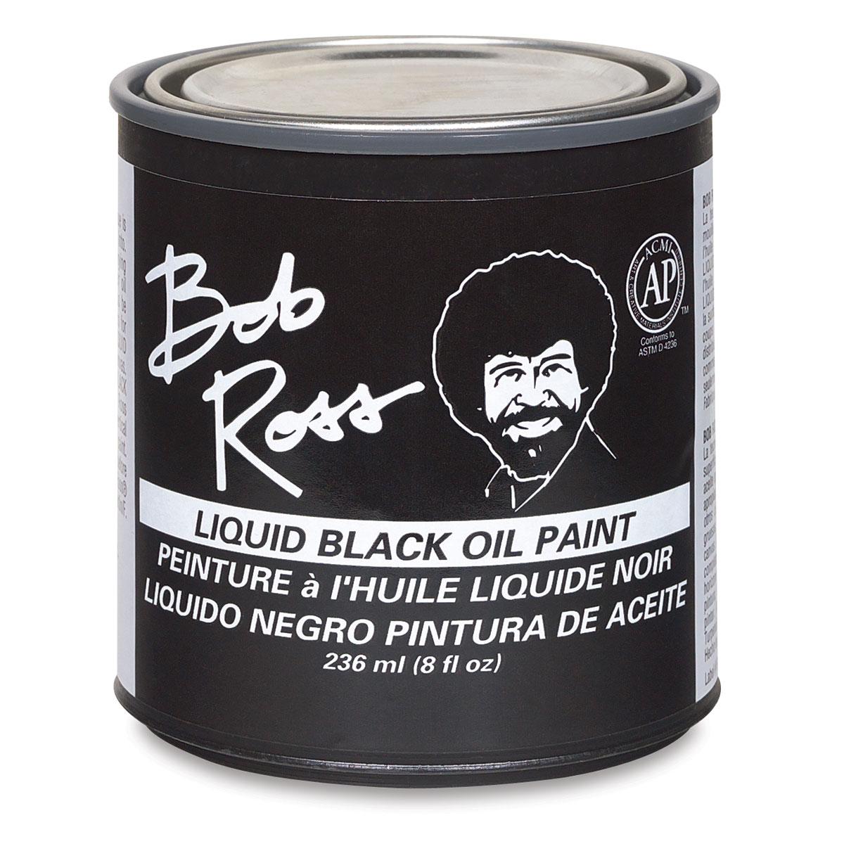Bob Ross Liquid Medium - Black, 8 oz jar