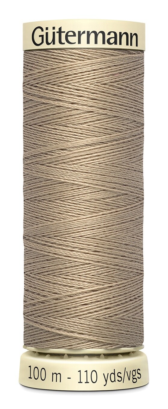 Gutermann Sew-All Thread 110yd-Khaki