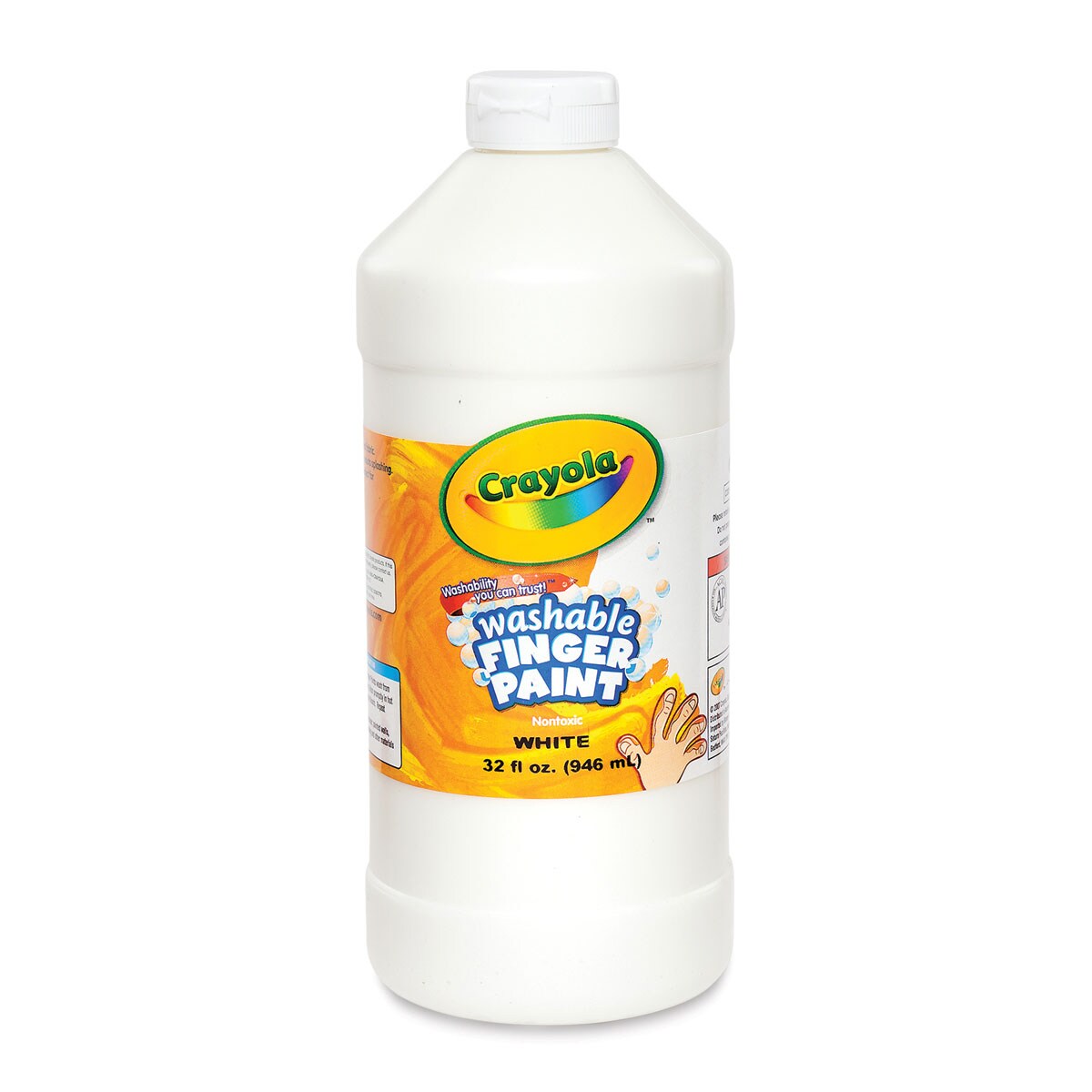 Crayola Washable Fingerpaint - White, 32 oz bottle