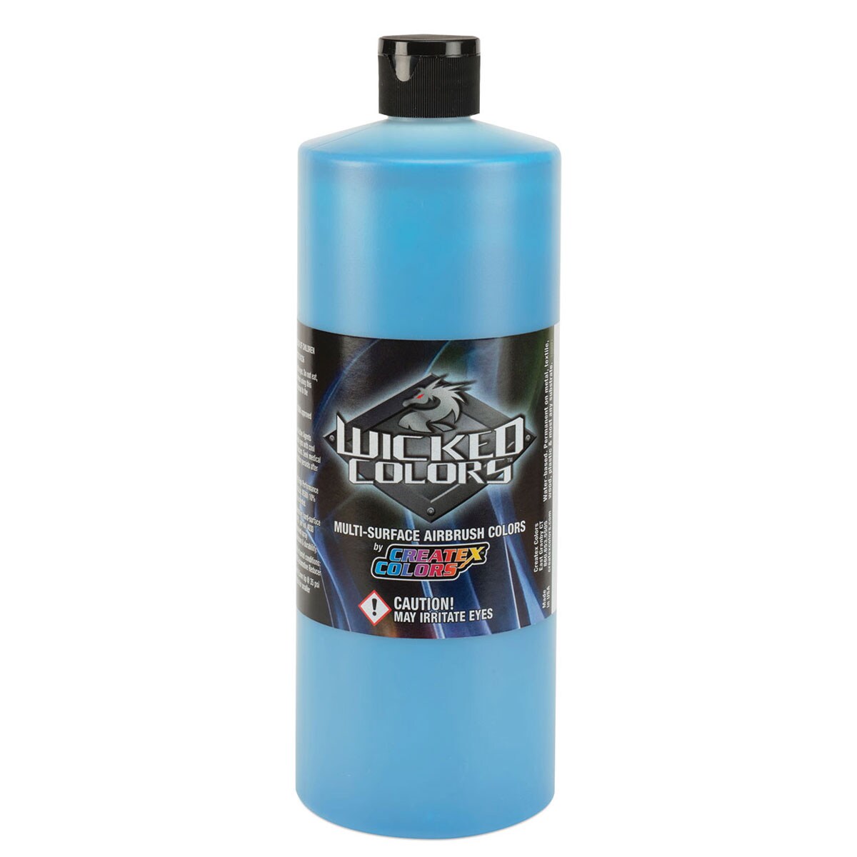 Createx Wicked Colors Airbrush Color - 32 oz, Laguna Blue
