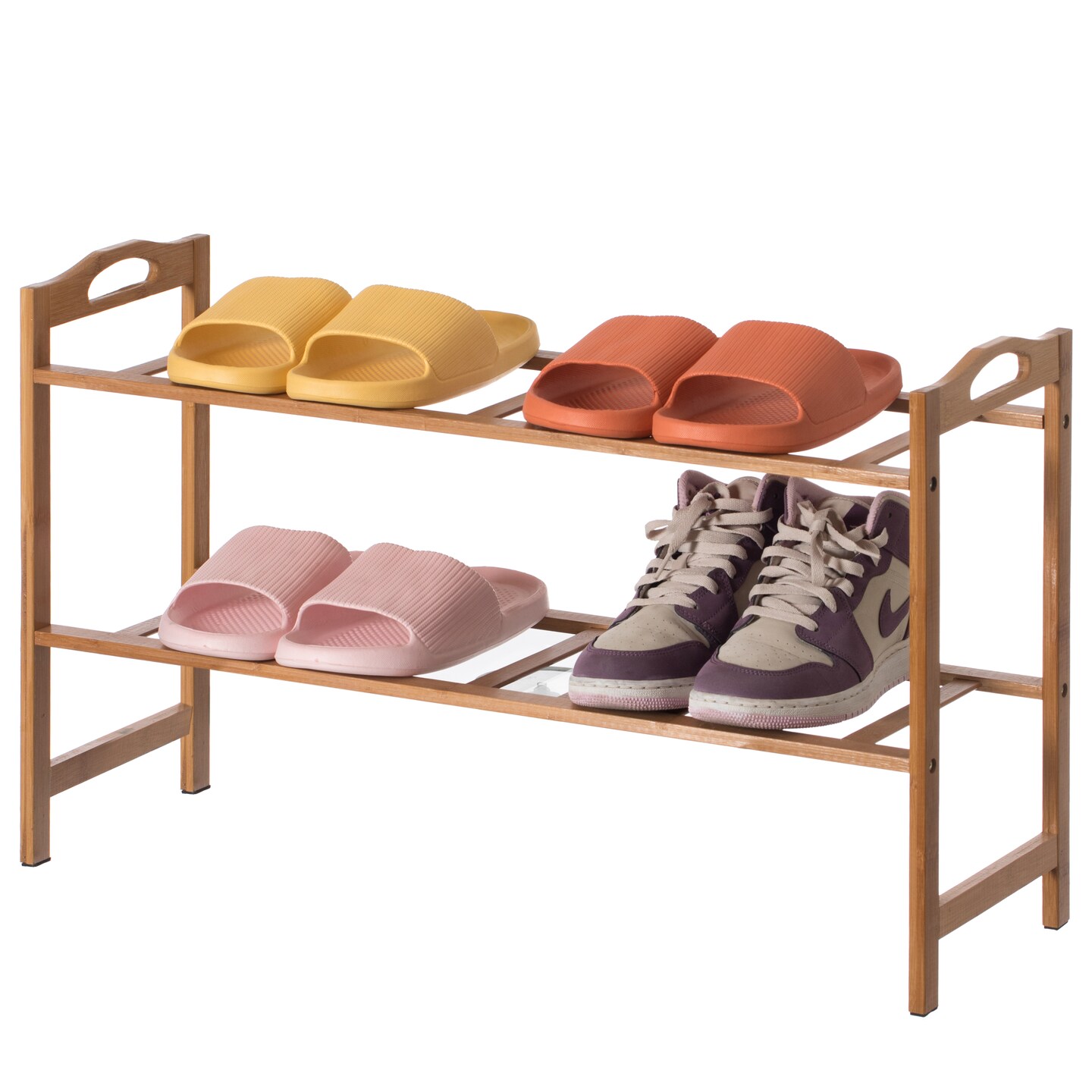 Bamboo Boot Rack Amazon Bamboo Shoe Rack 4-Tier Storage Organizer