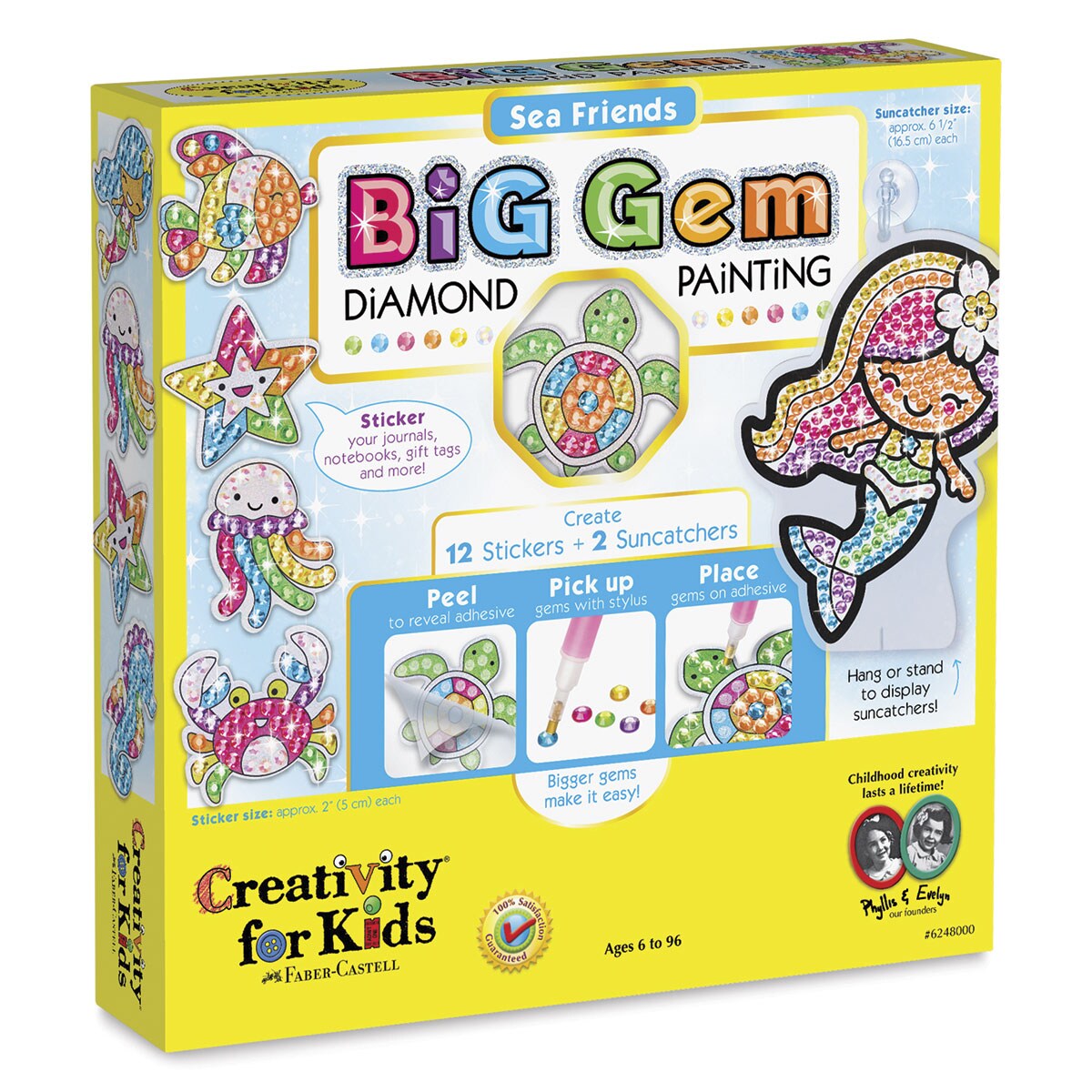 Creativity for Kids Big Gem Diamond Painting Kit - Under the Sea Frien –  Smartazon
