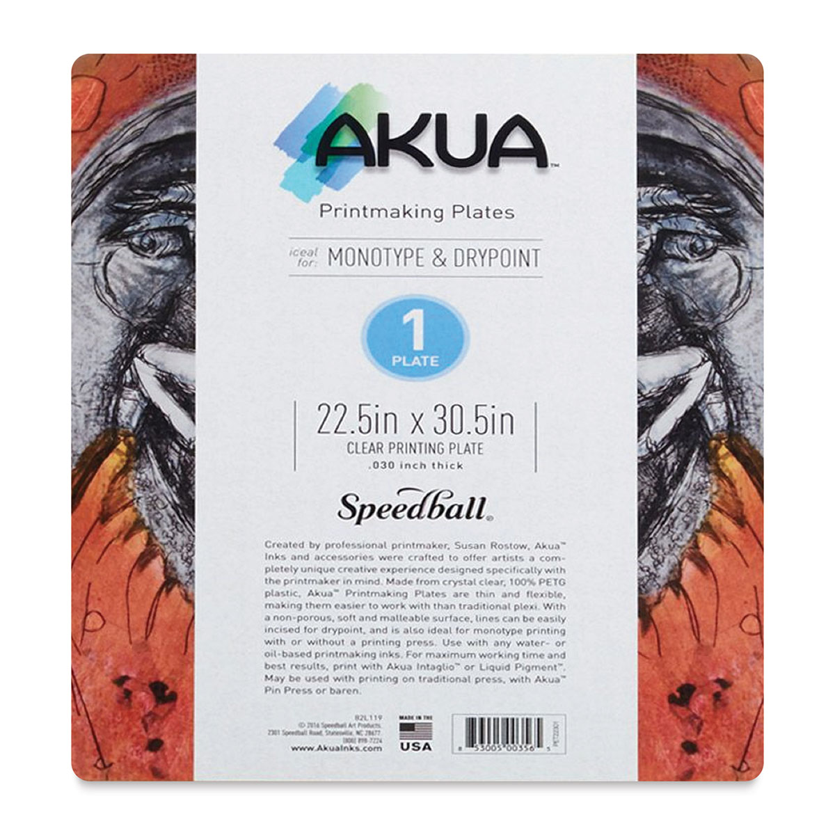 Akua Printmaking Plates 221/2" x 301/2", Single Plate Michaels