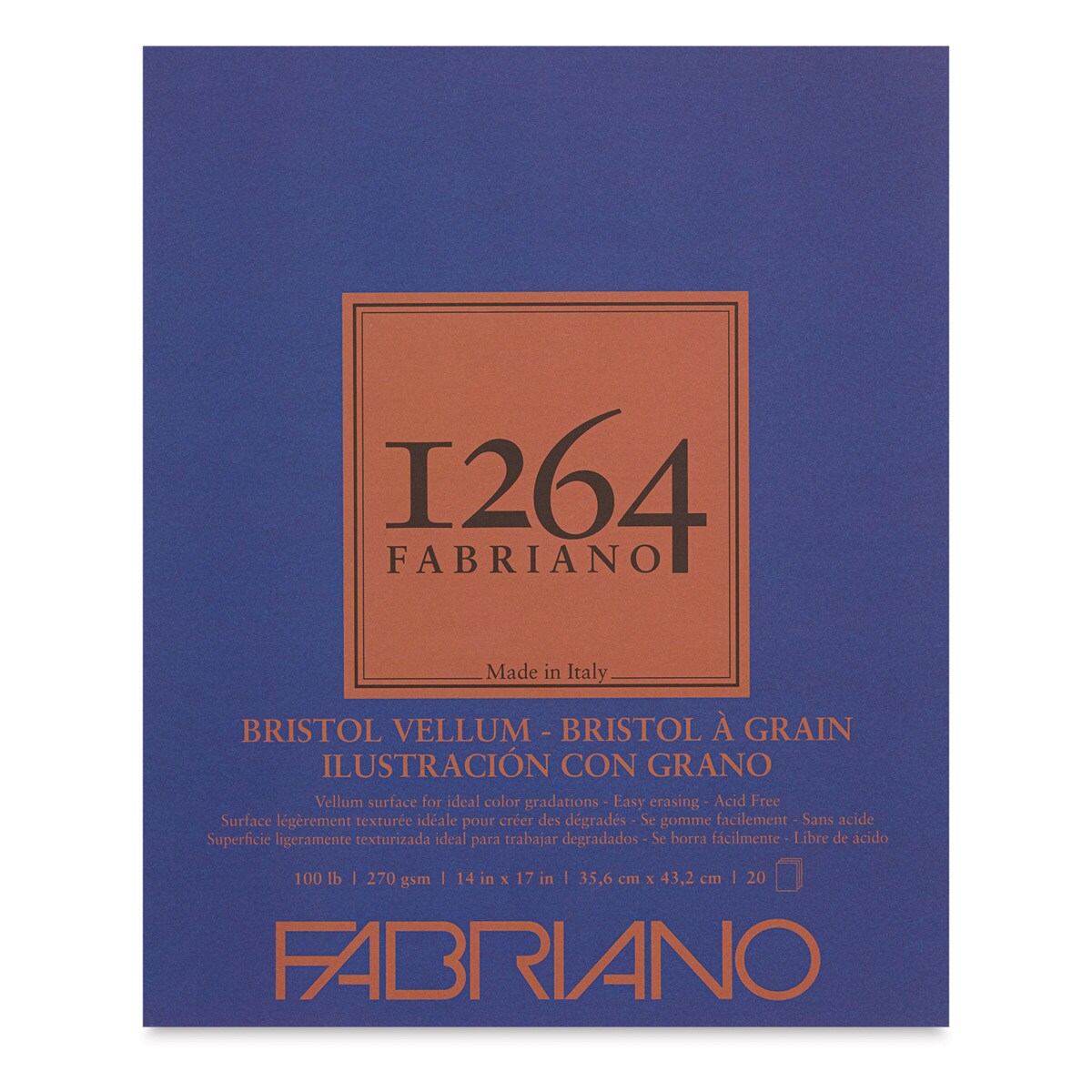 Fabriano 1264 Bristol Pad - 14&#x22; x 17&#x22;, Vellum