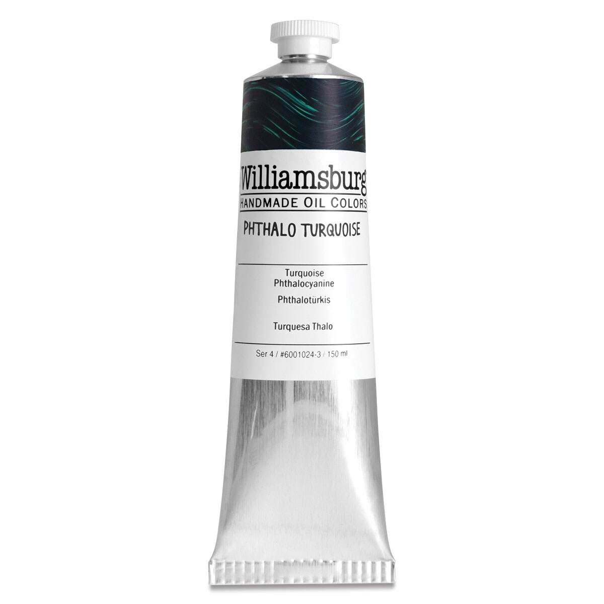 Williamsburg Handmade Oil Paint - Phthalo Turquoise, 150 ml tube
