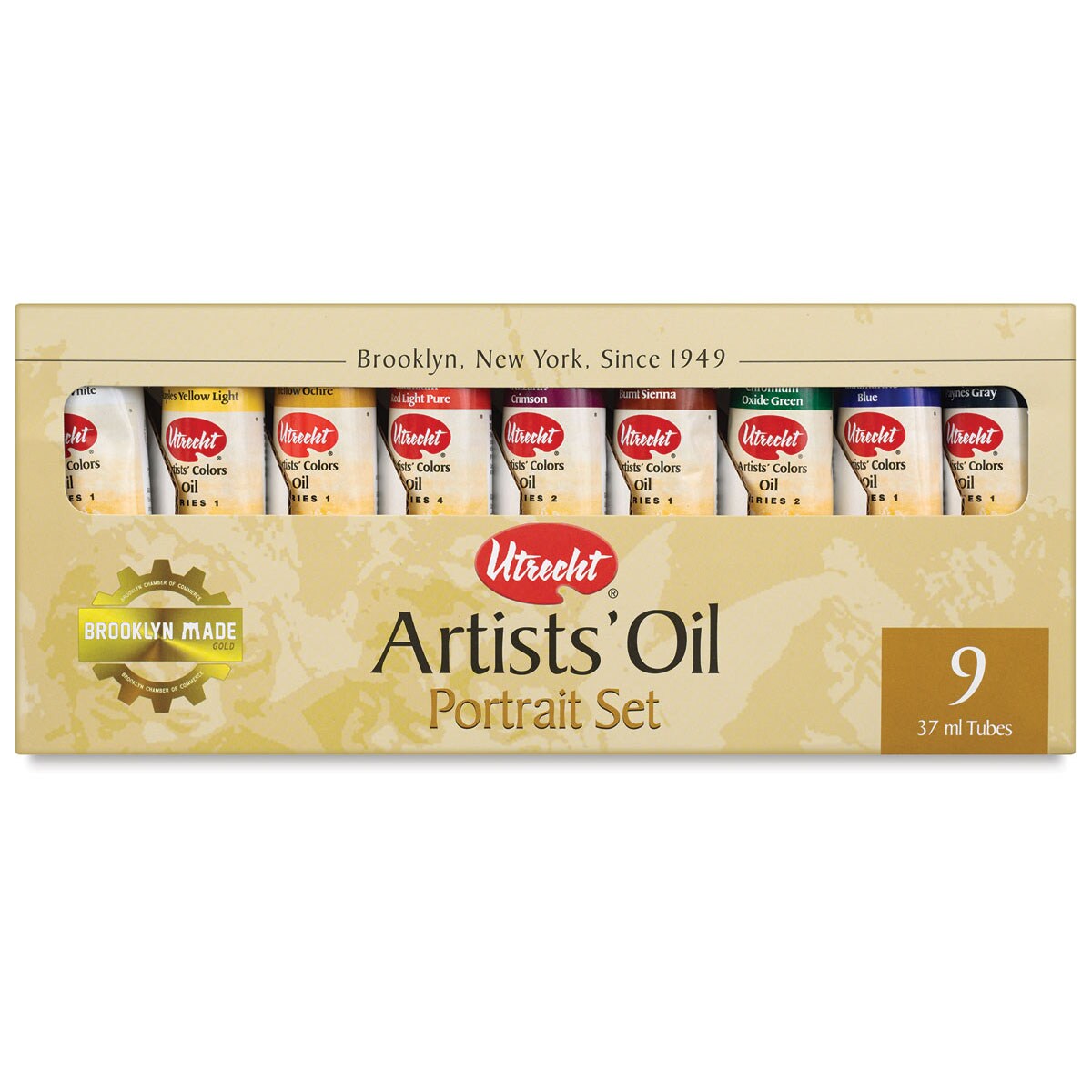 Utrecht Artists' Oil Paint - Utrecht White, 37 ml Tube