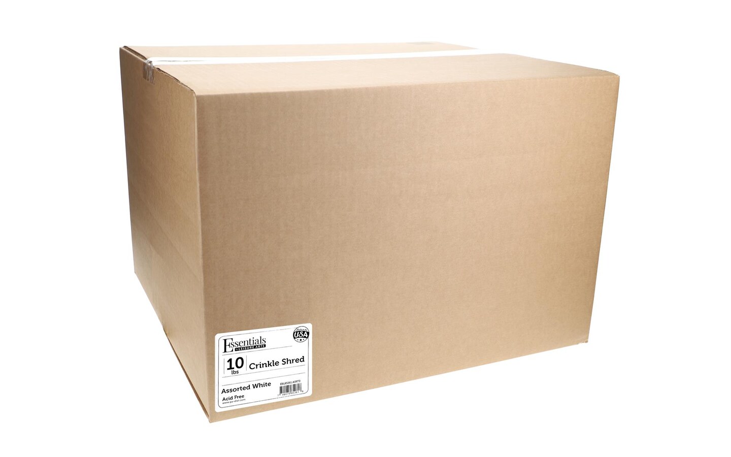 Essentials by Leisure Arts Crinkle Shred Box, Assorted White, 10lbs Shredded Paper Filler, Crinkle Cut Paper Shred Filler, Box Filler, Shredded Paper for Gift Box, Paper Crinkle Filler, Box Filling