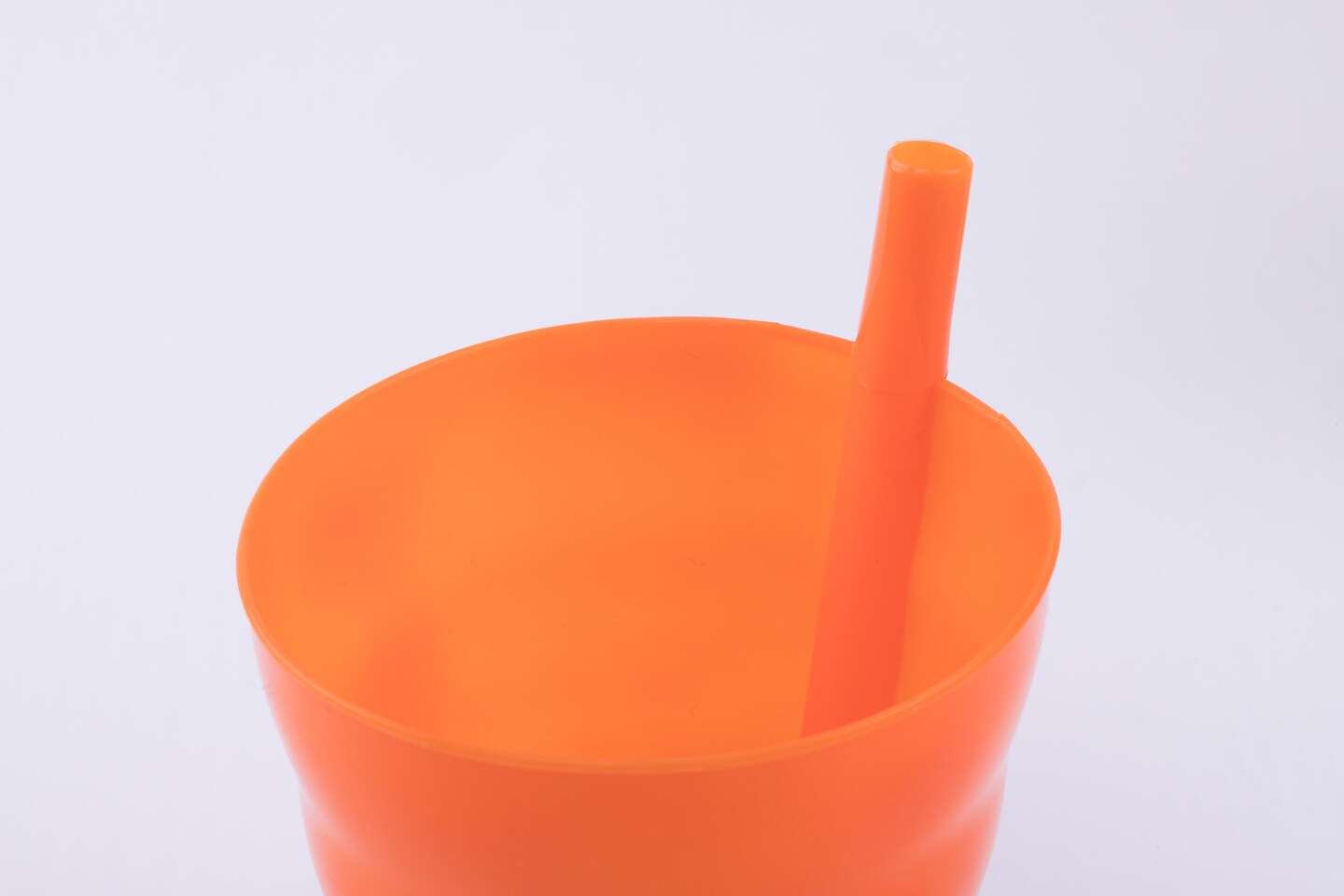 Reusable Plastic Cups with Straw