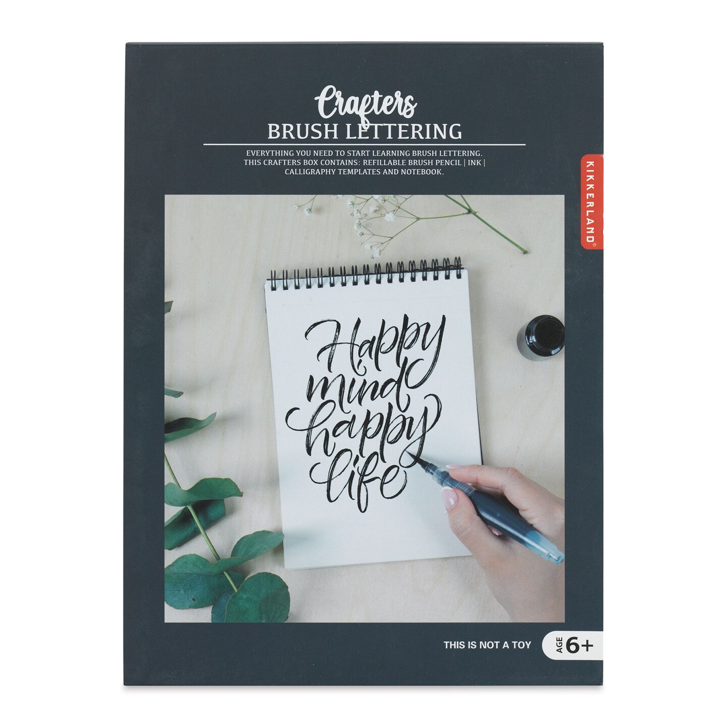 Kikkerland Crafters Brush Lettering Kit