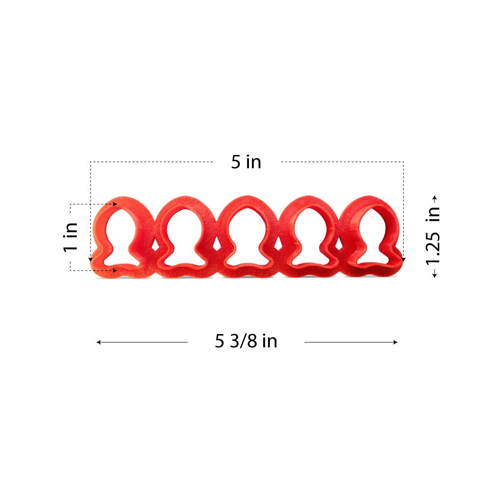 CookieCutter.com Mini Goldfish Multi Cookie Cutter 1 inch, Food Safe Plastic, USA
