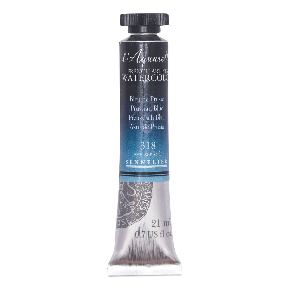 Sennelier French Artists' Watercolor Prussian Blue, 21 ml Tube Michaels