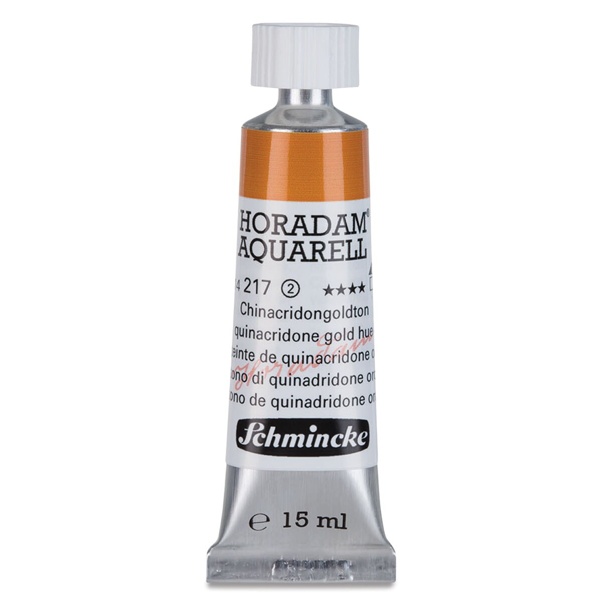Schmincke Horadam Aquarell Watercolor - Quinacridone Gold Hue 15 ml tube