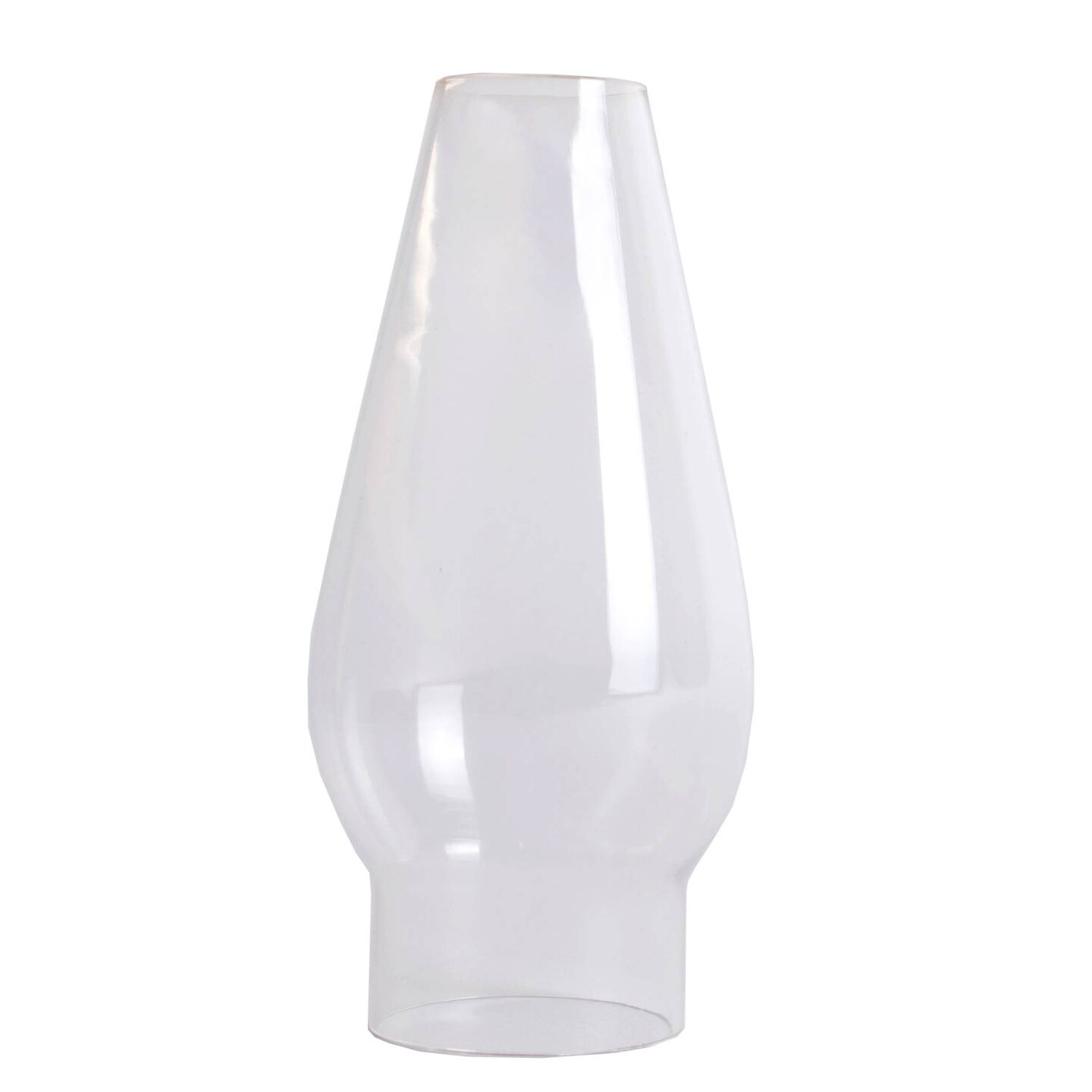 Lehman&#x27;s Replacement Oil Lamp Chimney, Gem Pine Model with 1 5/8 inch Base, Clear Glass